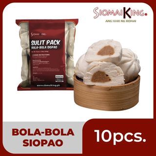 SIOMAI KING SULIT PACK BOLA-BOLA SIOPAO W/ SAUCE (FROZEN)