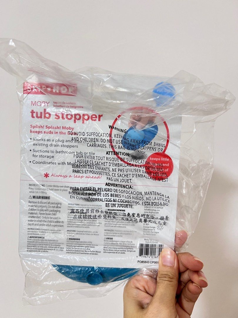 Skip hop shop moby tub stopper
