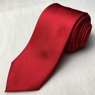 Perry Ellis Solid Red Narrow Necktie