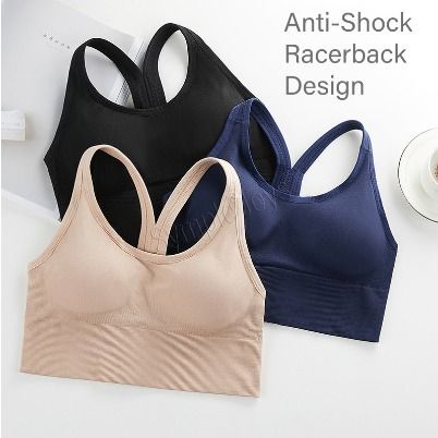 Sports Bra For High Impact Shockproof Workout Yoga Gym Running Jogging Bra,  Women's Fashion, Activewear on Carousell