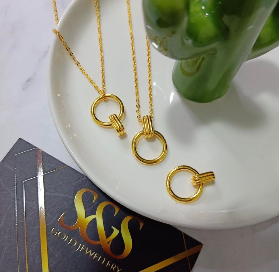 Celine gold necklace sales