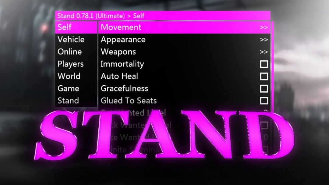 Stand mod menu for gta 5 online, Video Gaming, Gaming Accessories, In