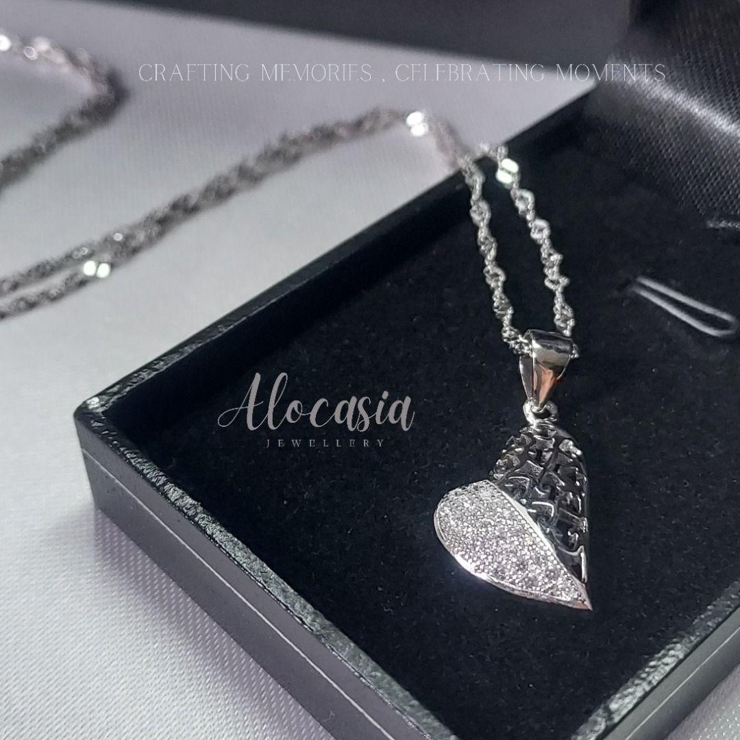 White gold cheap cubic zirconia necklace