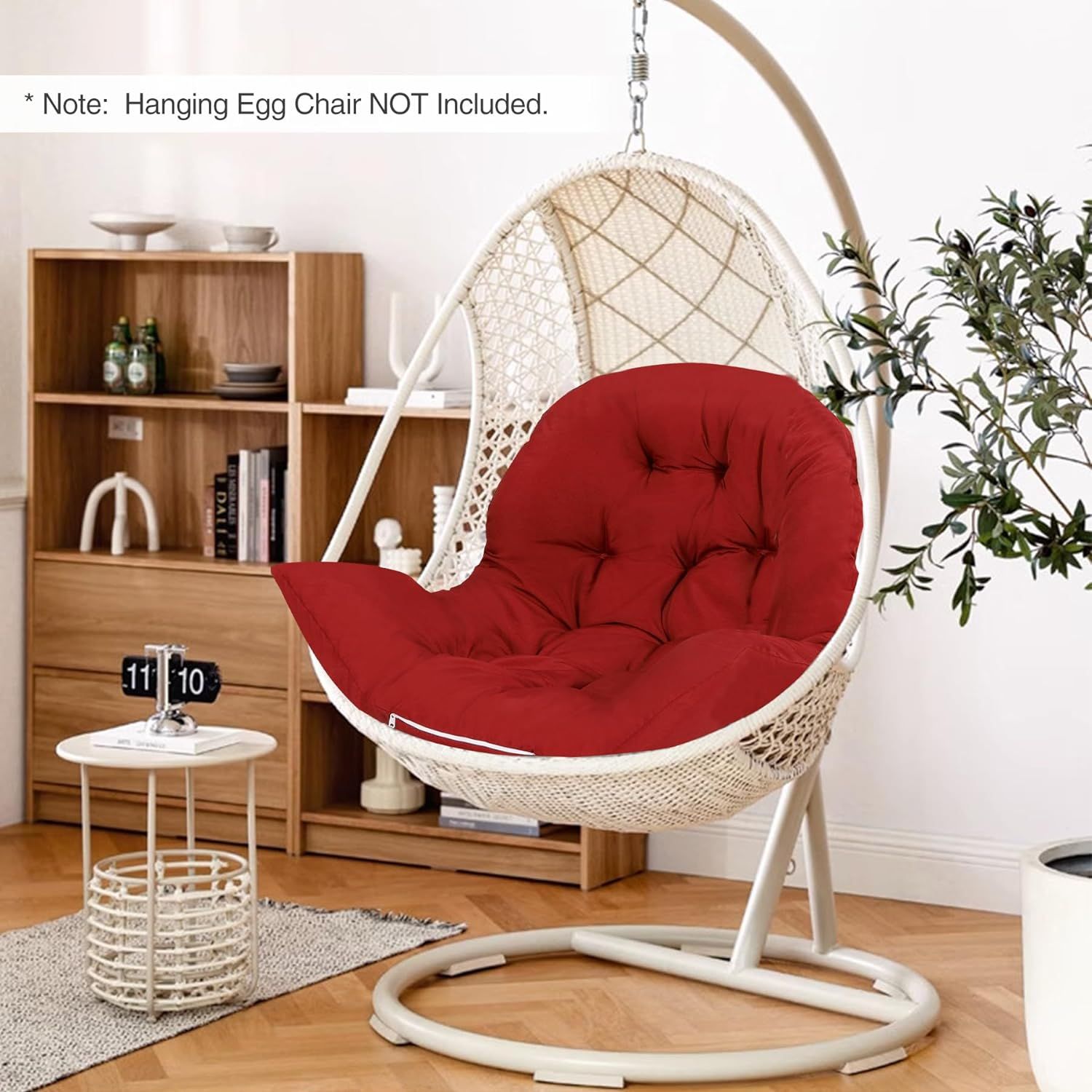 Egg chair 2025 not hanging