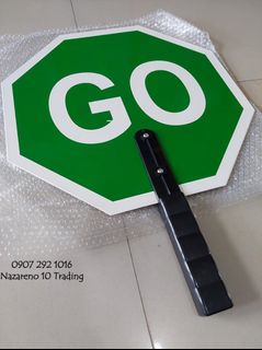STOP & GO sign, Commercial & Industrial, Industrial Equipment on Carousell