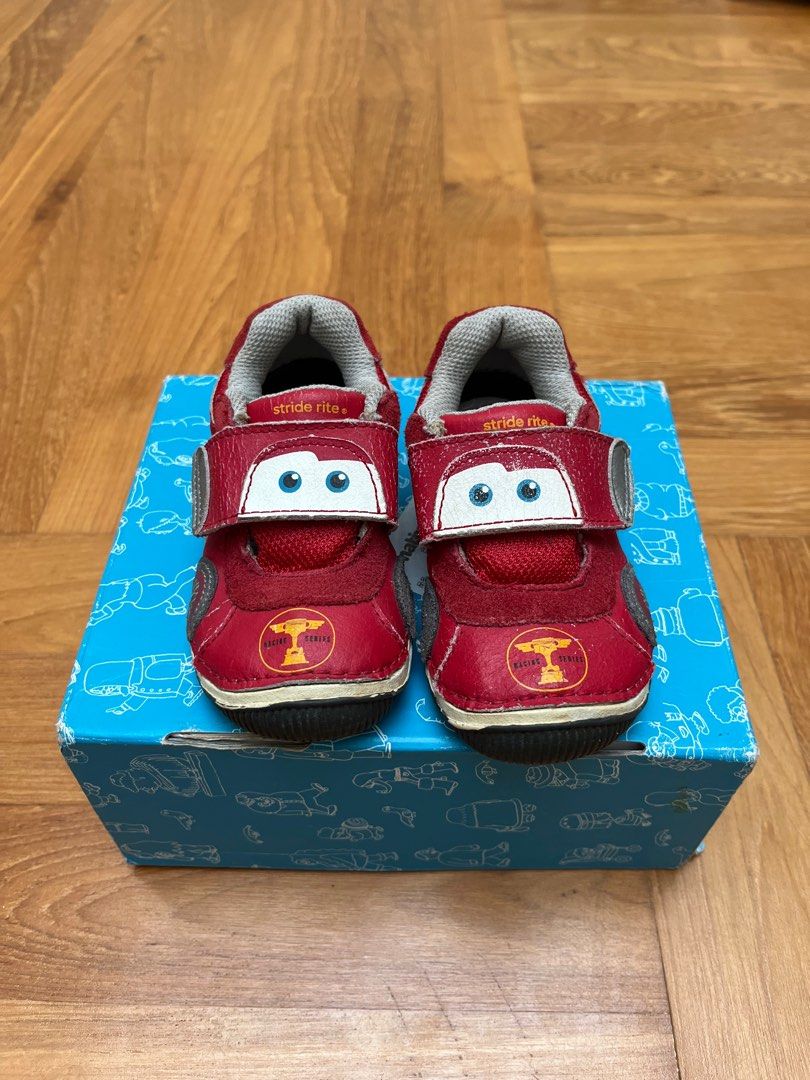 Lightning mcqueen shoes stride rite sales