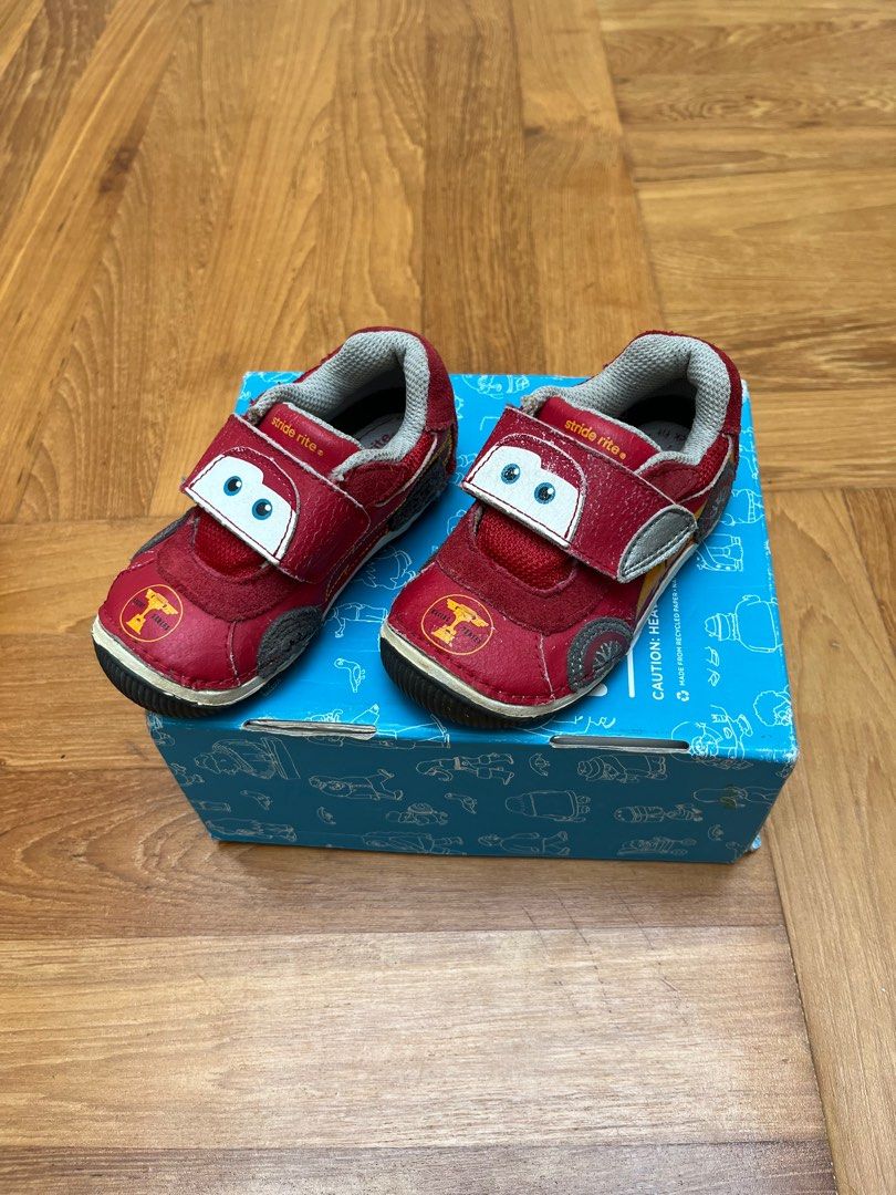 Lightning mcqueen shoes stride rite sales