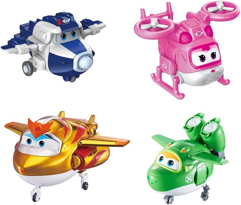 Super Wings 5 Transforming Golden Boy Airplane Toys, Vehicle Action  Figure, Superwings Transforming Plane to Robot, Flying Toy Vehicle Playset,  Gifts Toys for Kids, Age 3 and Up, Gold 