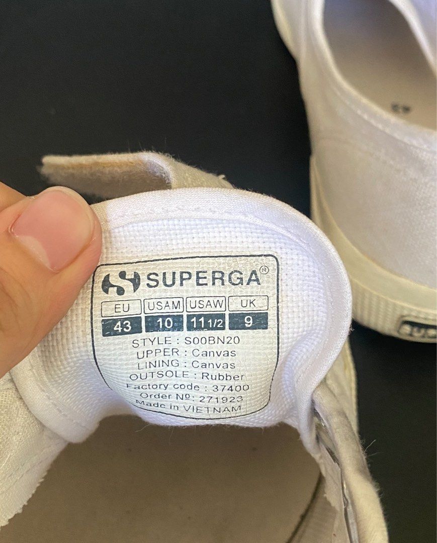Superga 2750 COT3STRAPU WHITE size 43