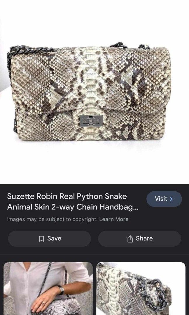Suzette robin python flap bag (Category: Luxury Bags & Wallets) located in Bacoor. Submitted by nickyvillar90 (Listing ID 1281386467, Image 1). Description: need funds it very elegant ❤️❤️❤️.