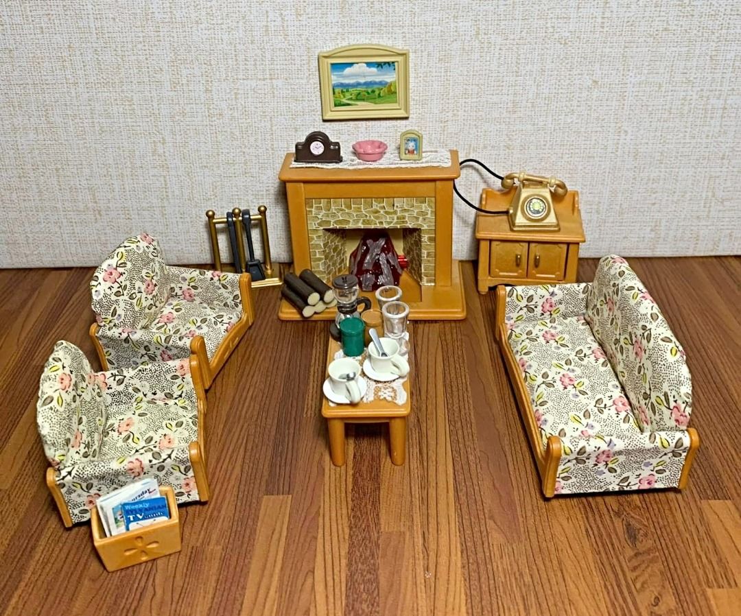 Sylvanian Families Country Living Room Set Hobbies Toys Toys