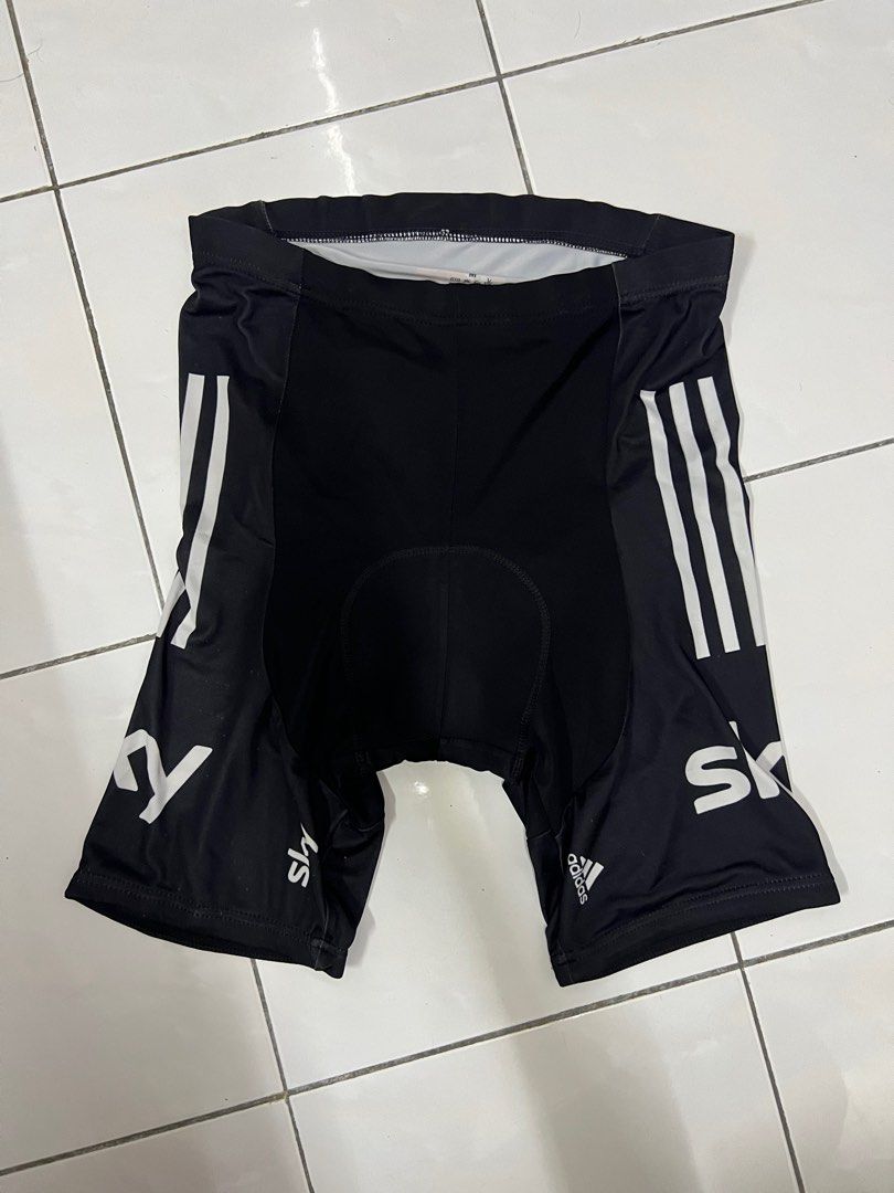 Team Sky Adidas Cycling Shorts Men s Fashion Activewear on