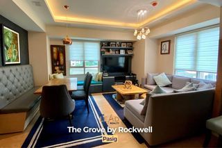 The Grove By Rockwell Land 3Bedroom For Rent Good Deal Furnished Maintained Unit near Tiendesitas Medical City Ortigas Arcovia Bridgetown Eastwood Valle Verde Acropolis C5 Taguig BGC