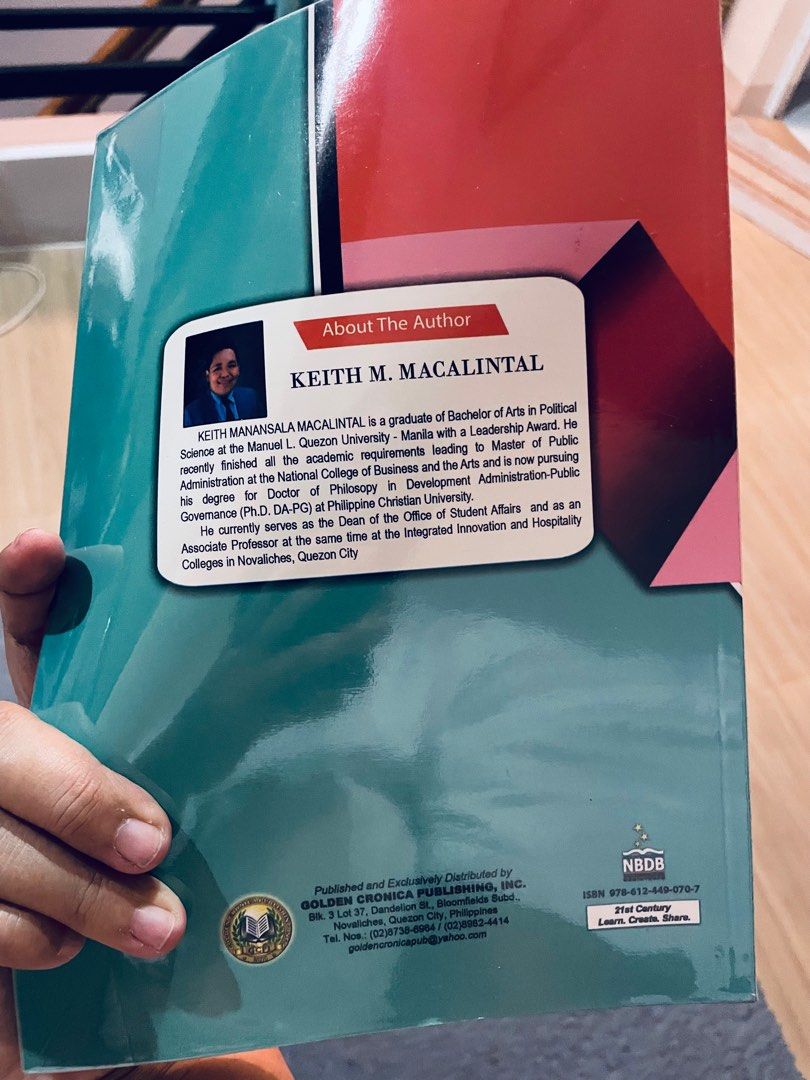 The Journey Exploring Philippine Politics (Category: Textbooks) located in Rizal. Submitted by indaylisa (Listing ID 1281241140, Image 2). Description: By Adri, Hipol Beltran Peralta.