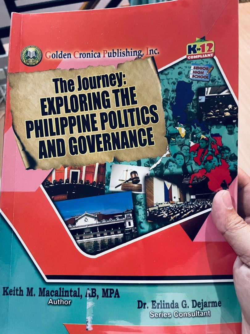 The Journey Exploring Philippine Politics (Category: Textbooks) located in Rizal. Submitted by indaylisa (Listing ID 1281241140, Image 1). Description: By Adri, Hipol Beltran Peralta.