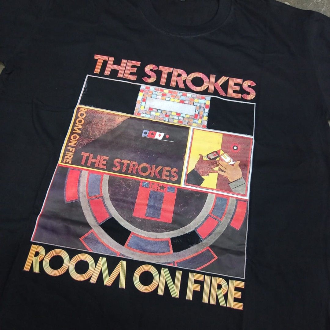 The Strokes ROOM ON FIRE ヘインズ 半袖 Tシャツ 00's FRUIT OF THE LOOM The Strokes ''ROOM ON FIRE'' プリント