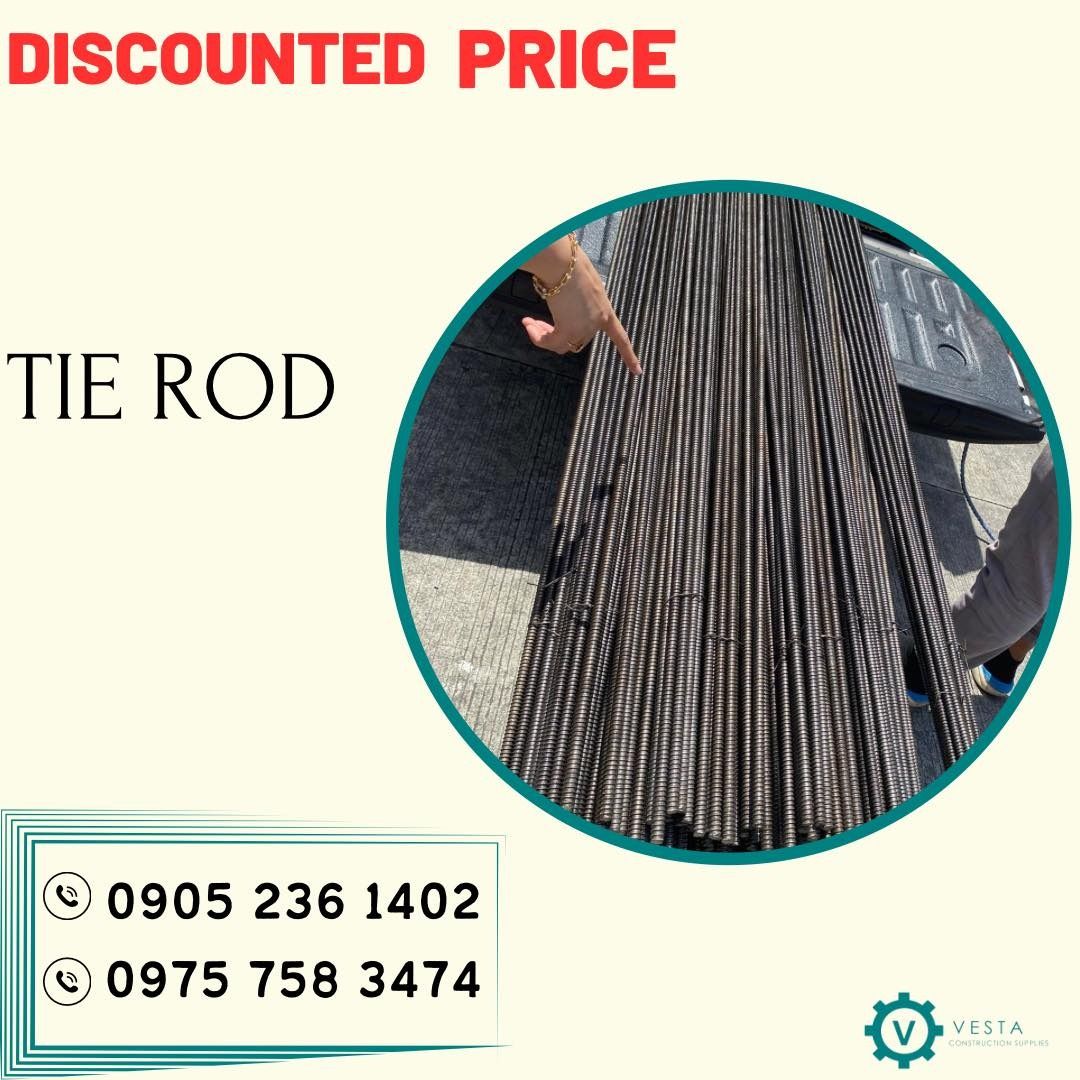 TIE ROD (Category: Construction & Building Materials) located in Manila. Submitted by cathvesta_sales (Listing ID 1281284380, Image 1). Description: .