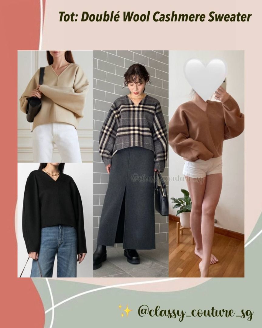 Toteme Rennes Double Wool Cashmere Sweater