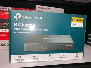 ✅✅TP-Link VIGI 8 Channel 8MP PoE+ NVR Onvif NVR1008H-8MP