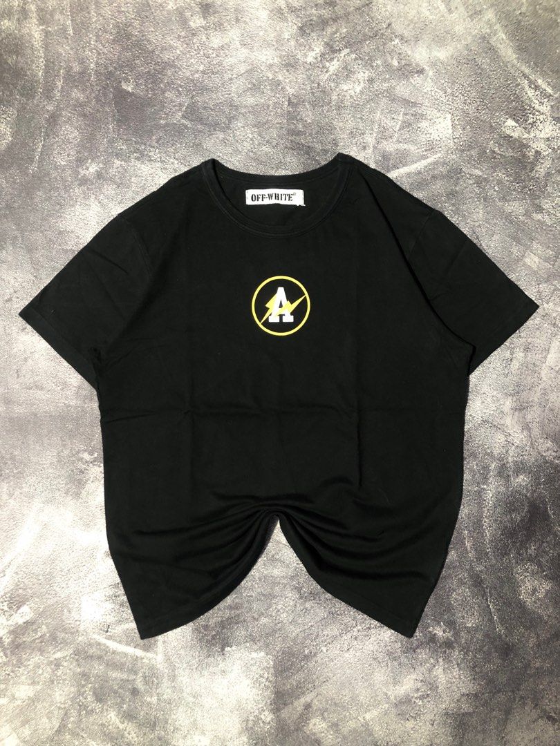 Off white sales x fragment tee