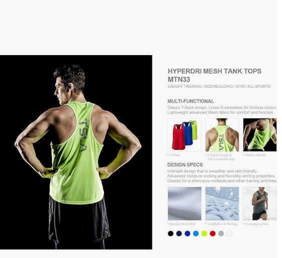 Weight training tank tops sale