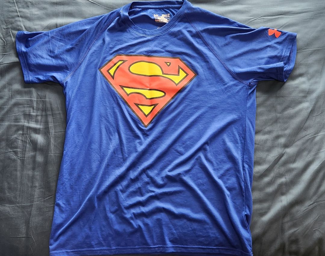Under armour superman shirt top