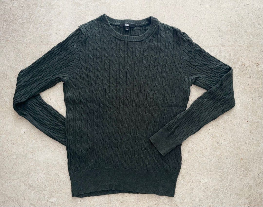 Uniqlo cable top knit jumper