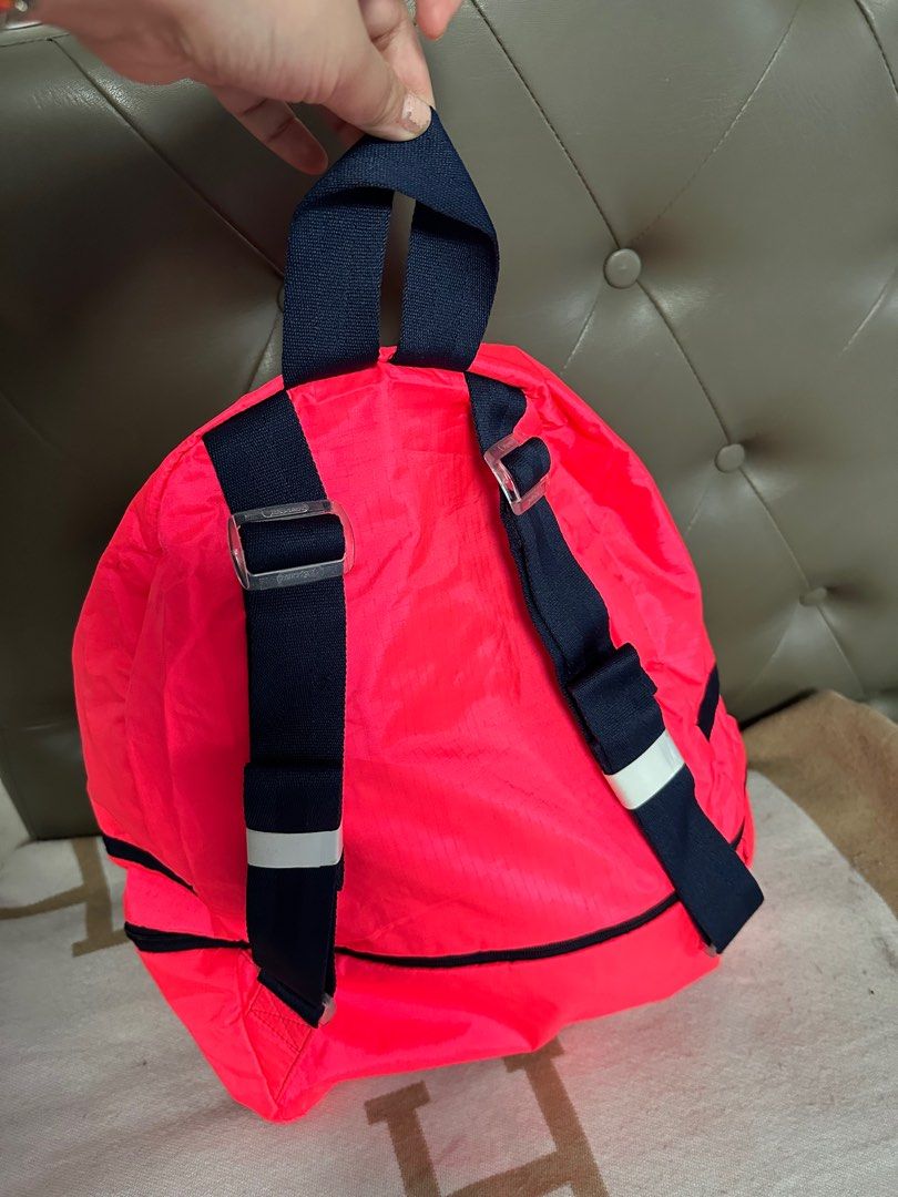 Unused Lesportsac Neon Backpack expandable Women s Fashion Bags Wallets Backpacks on Carousell