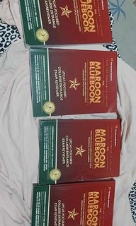 UPCAT Maroon Bluebook 3rd Edition FREE SHIPPING - last one piece left