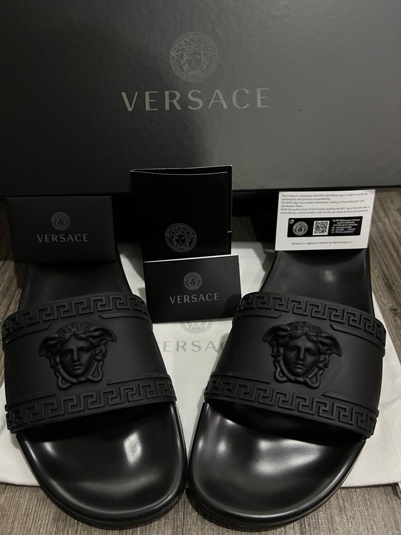 Versace outlet slides price