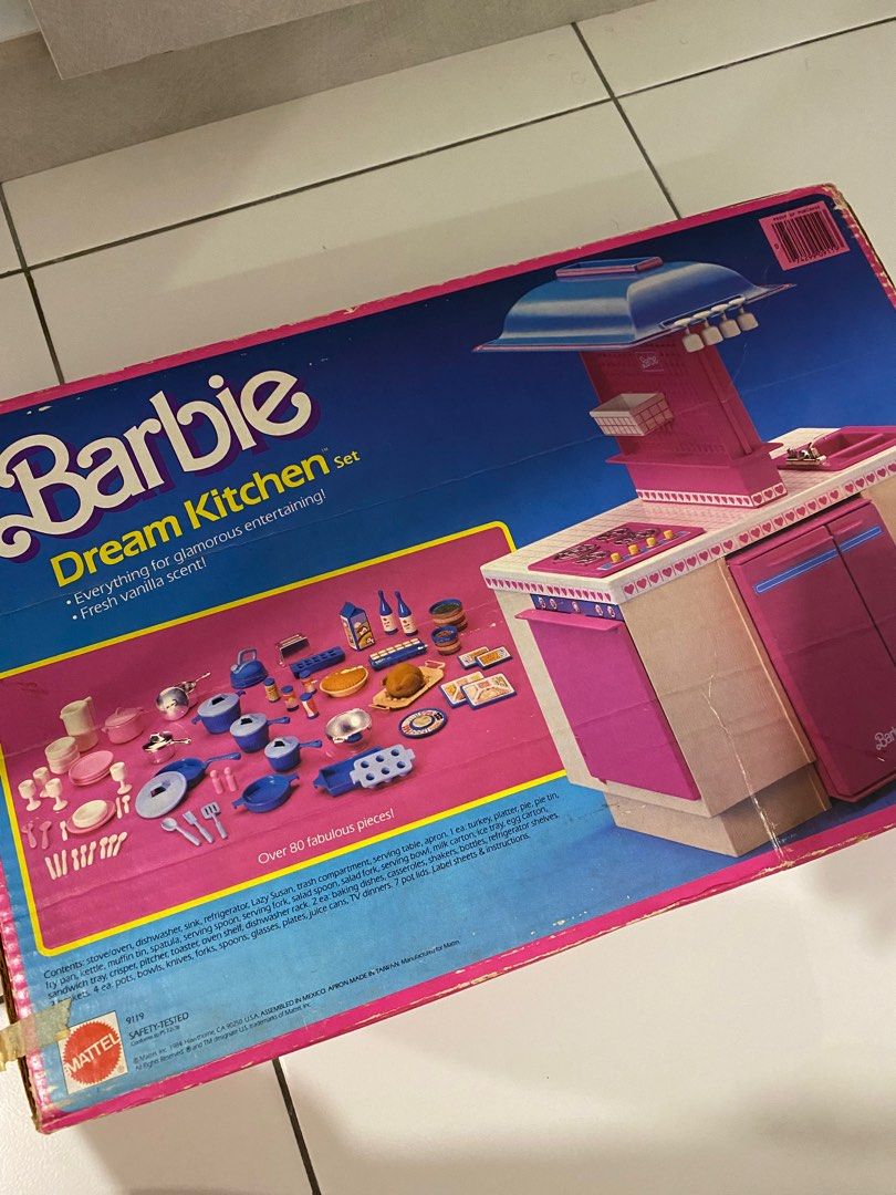Barbie kitchen set 90s 2025