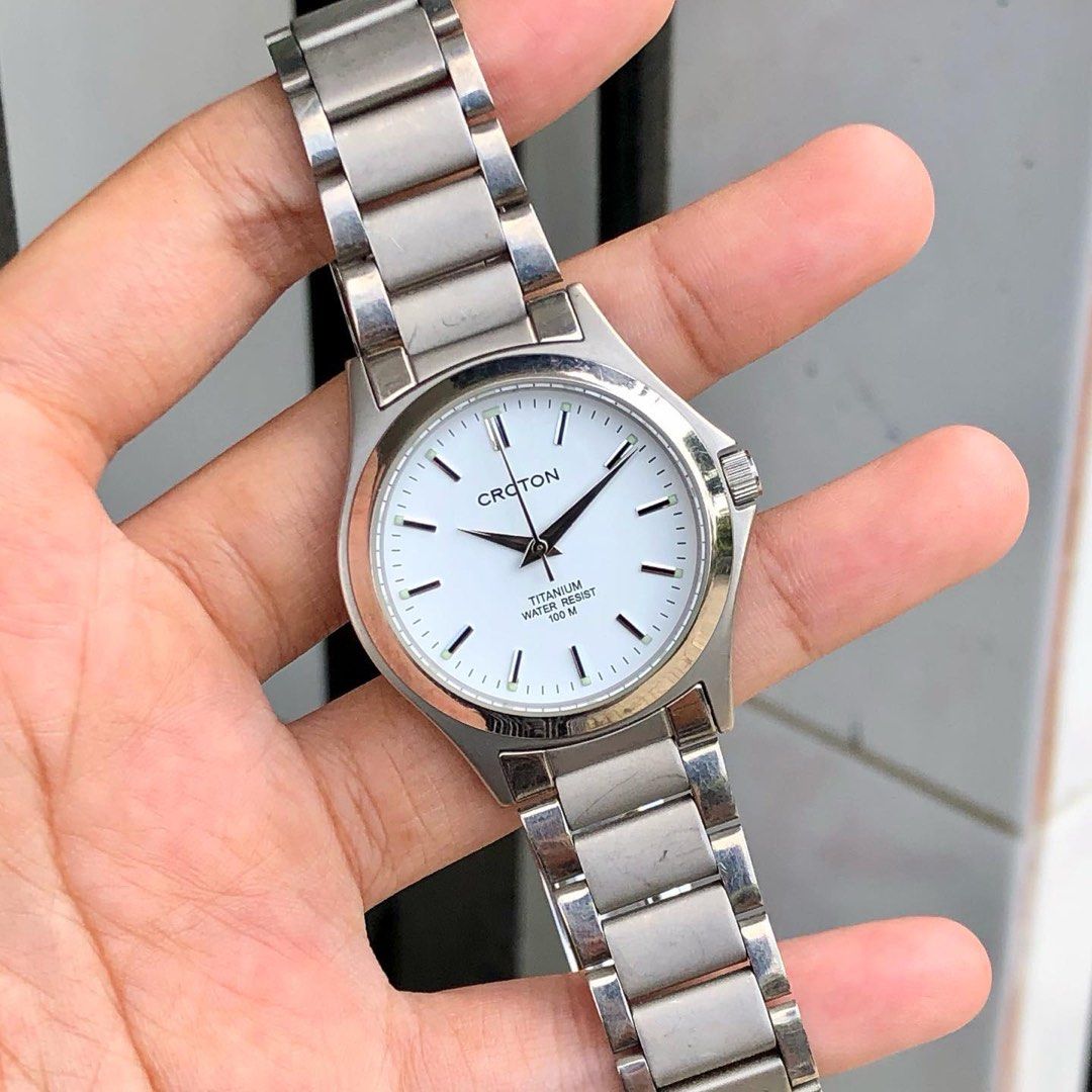 Croton store titanium watch