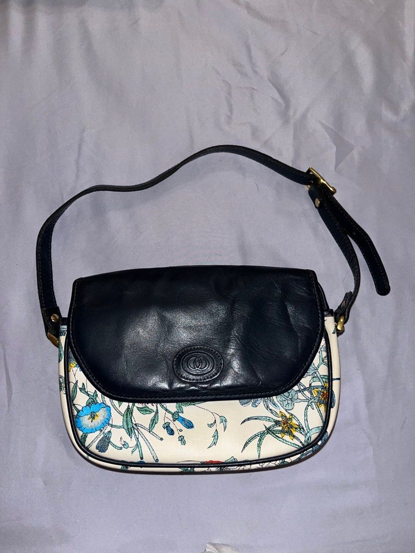 Vintage floral shoulder sling bag (Category: Luxury Bags & Wallets) located in Paranaque City. Submitted by julfz (Listing ID 1281330497, Image 1). Description: Such a beautiful, quality, unique piece. Rare Vintage find!! .