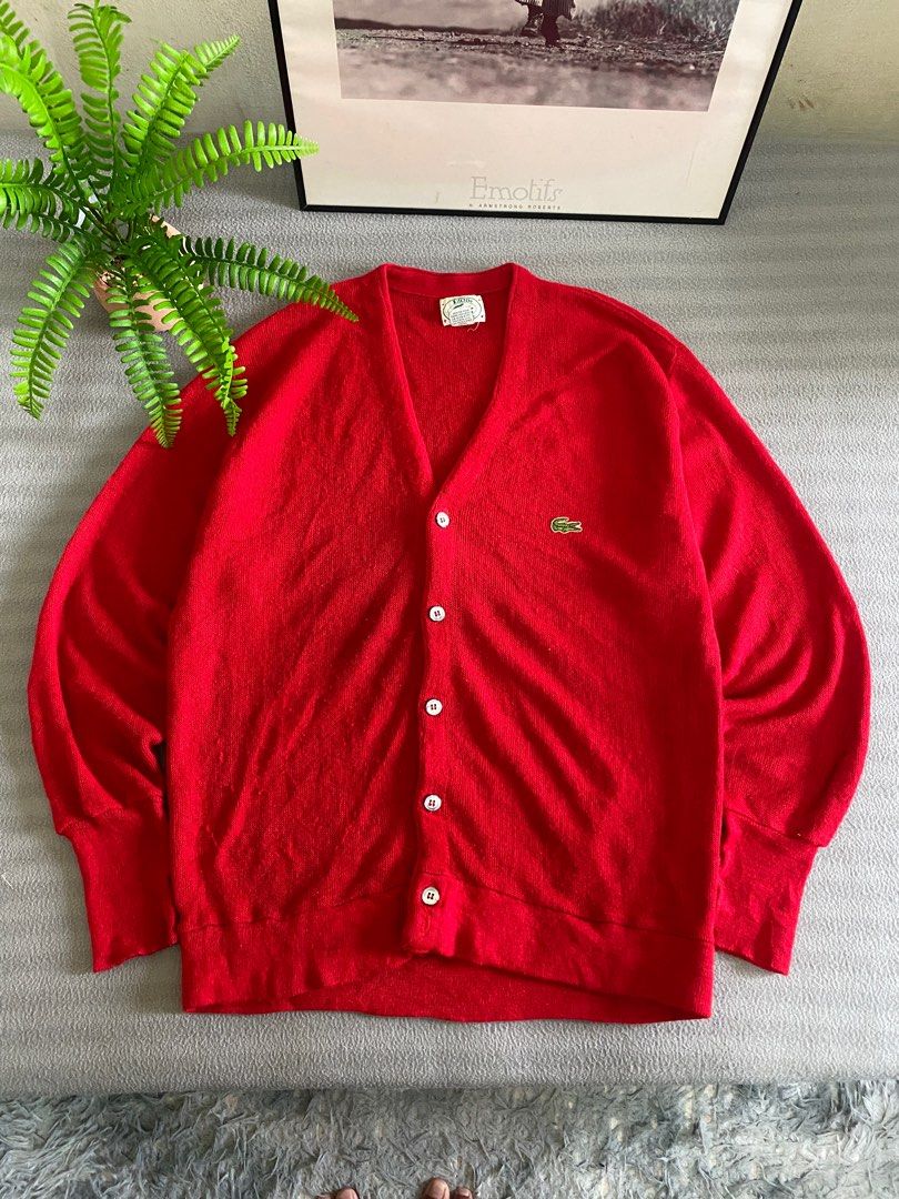Vintage cheap lacoste cardigan