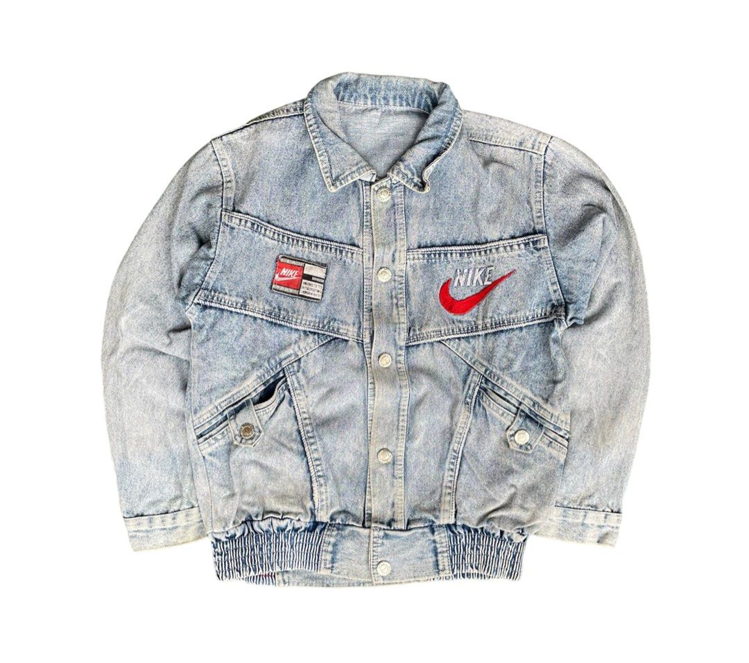 Vintage Nike Denim Jacket, Men's Fashion, Coats, Jackets and Outerwear