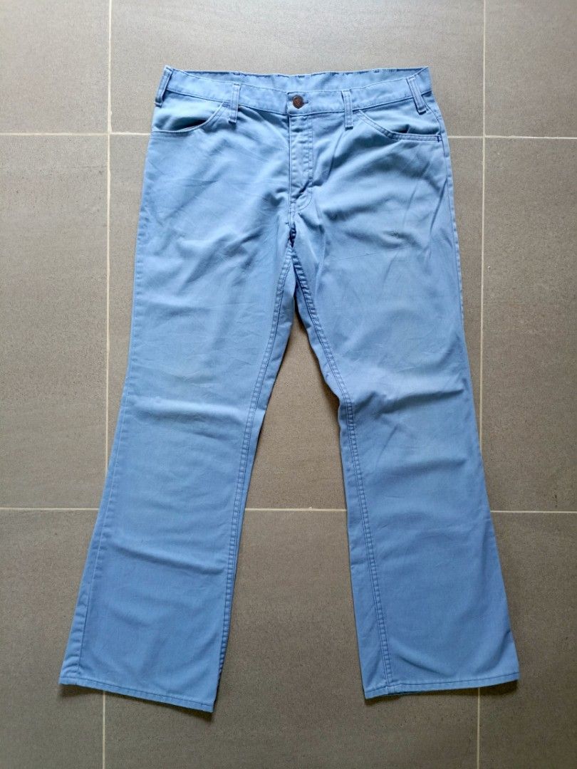 VINTAGE SEARS PUT ON SHOP 60s 70s BABY BLUE Men s Fashion