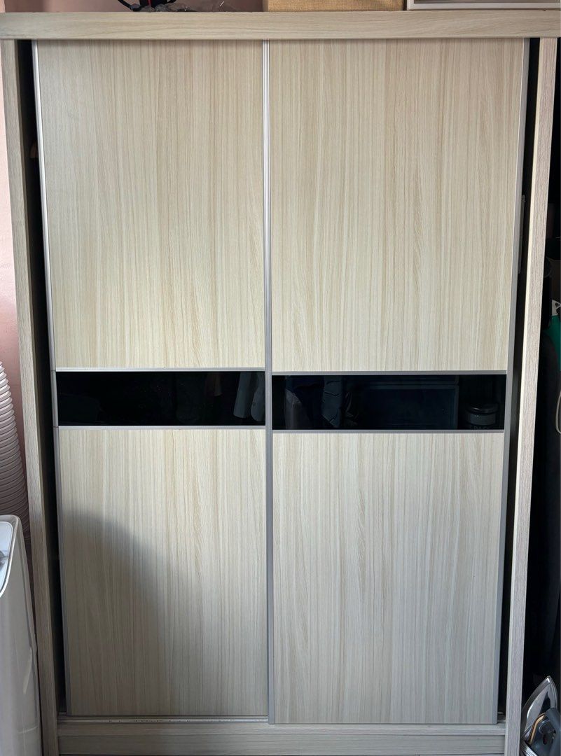 Wardrobe Cupboard Sliding Door 4FT, Furniture & Home Living, Furniture