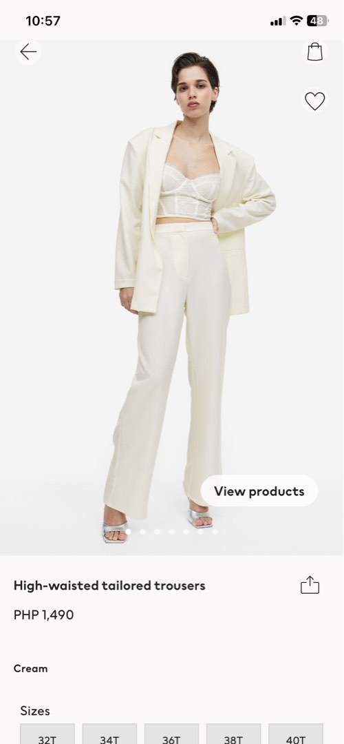 Buy White Pants High Waisted online | Lazada.com.ph-thunohoangphong.vn