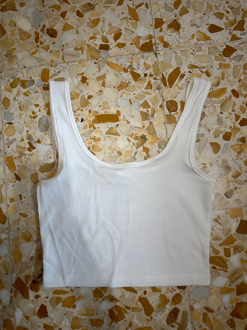 White spaghetti strap on sale tank top