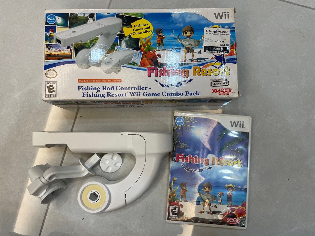Wii Fishing Resort, Video Gaming, Video Games, Nintendo on Carousell