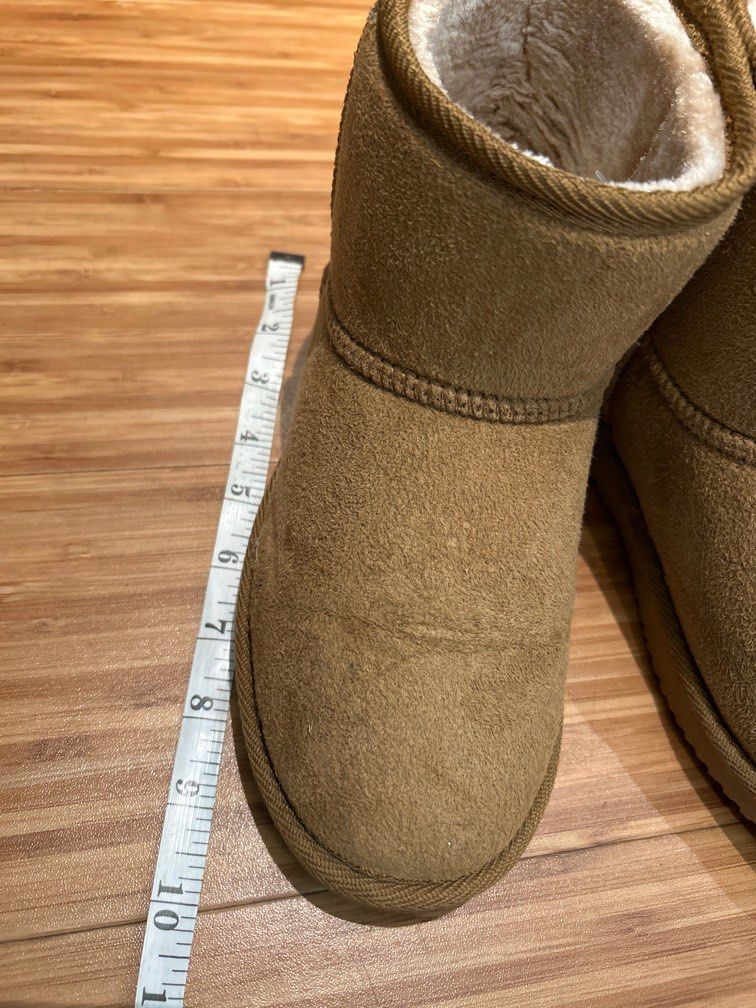 Winter fleece Boots low cut ankle Women s Fashion Footwear Boots on Carousell