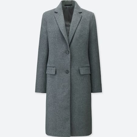 Cashmere blended cheap chester coat
