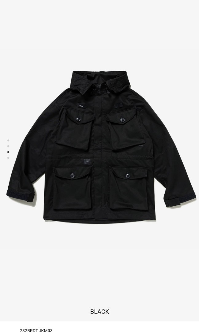 Wtaps 21ST / JACKET / CTPL. TWILL. DOT SIGHT (Black, Size 04), 男 