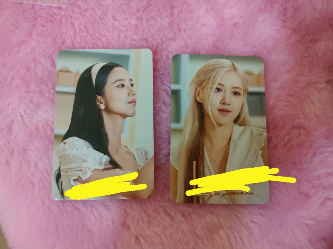 wts 60/ea] blackpink rosé jisoo the game makestar pob pc lisa jennie,  Hobbies & Toys, Collectibles & Memorabilia, K-Wave on Carousell