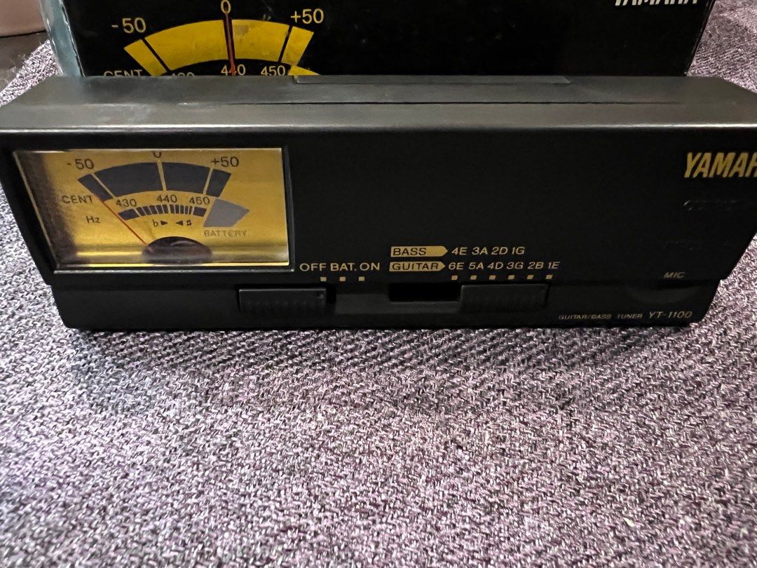 yamaha YT 1100 guitar/bass tuner, Audio, Other Audio Equipment on Carousell