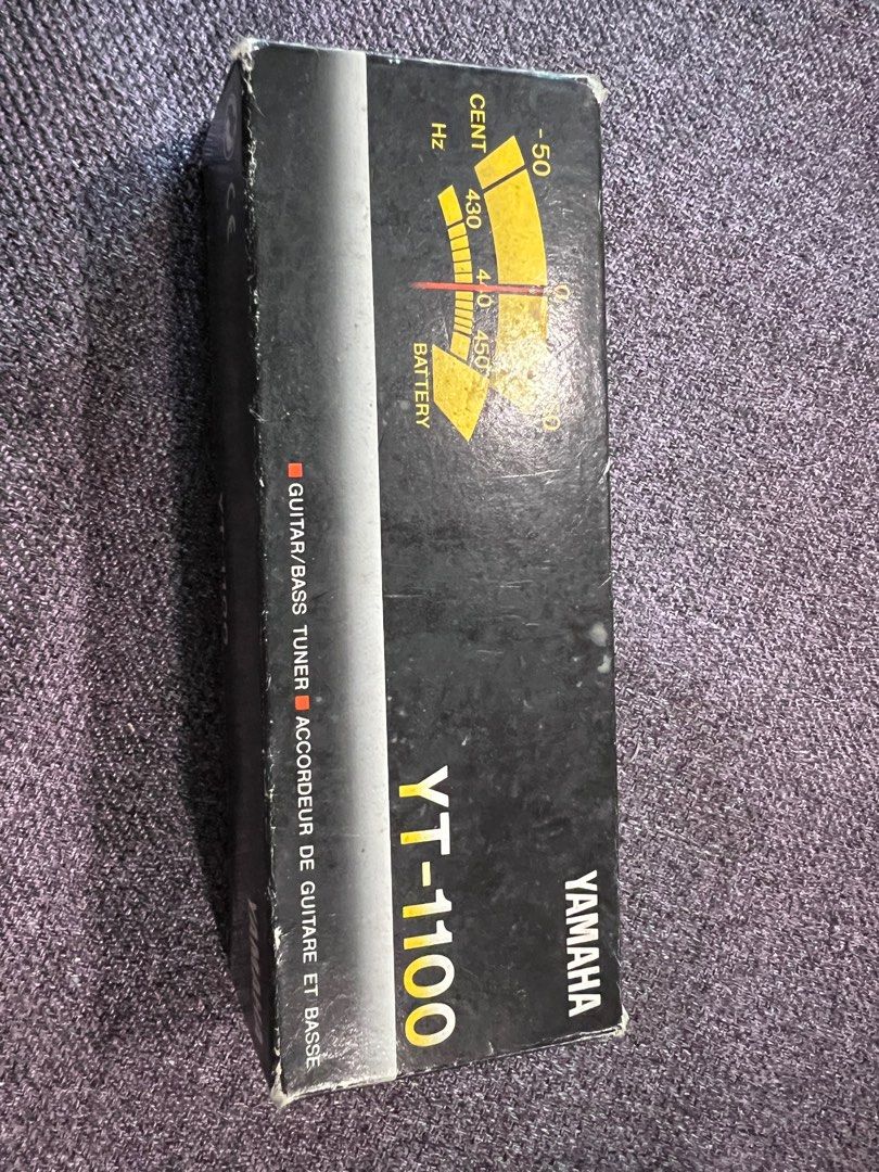 yamaha YT 1100 guitar/bass tuner, Audio, Other Audio Equipment on Carousell