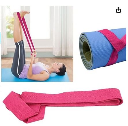 Yoga Mat Straps, Soft Multifunctional Yoga Mat Carrier for Gym for