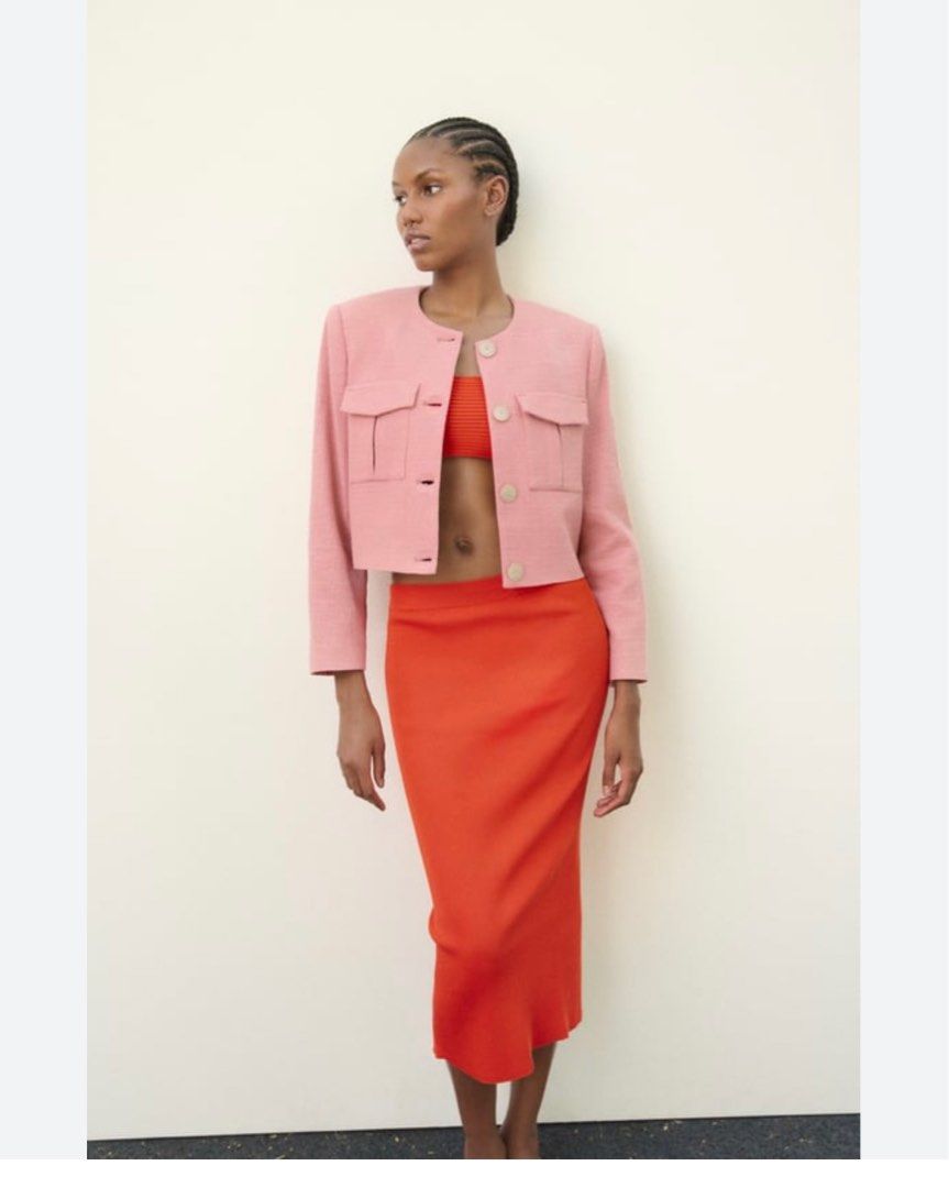 Tweed skirt deals suit zara
