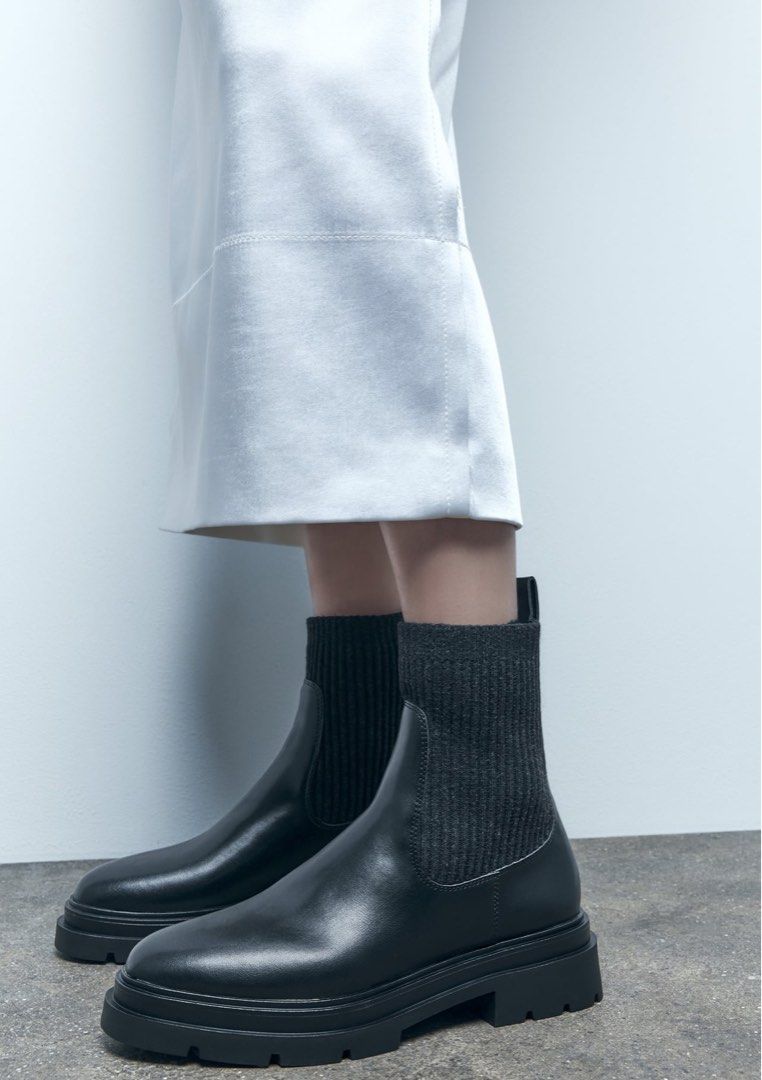 Zara bottega veneta 2025 boots