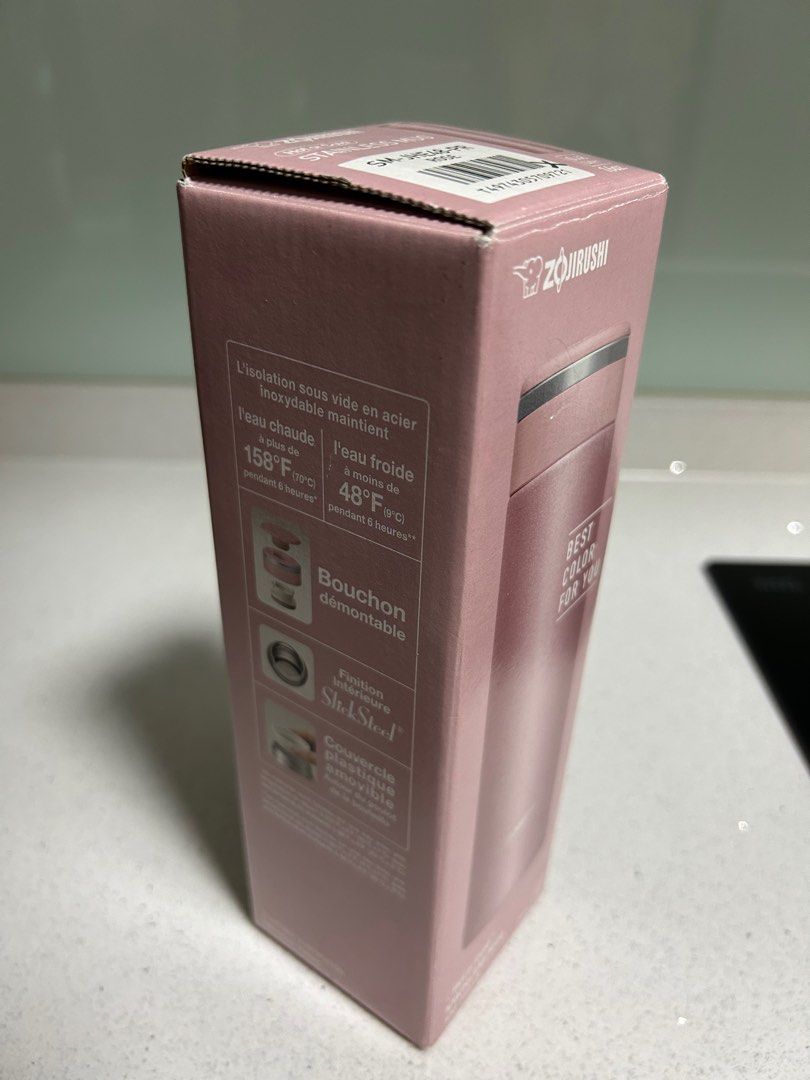 Zojirushi pink Thermal Flask, Furniture & Home Living, Kitchenware